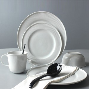 Restaurace Dinnerware jemné porcelánové večeře set